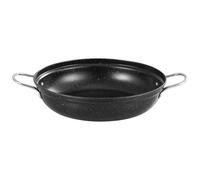 BESTYASH Olla para Cocinar Mariscos y Caldos 22 Cm Acero Inoxidable con Piedra Médica Doble Asa para Hogar y Restaurante Olla Pequeña para Sopa Potátil