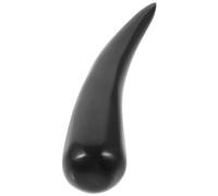 BESTYASH Palo de Masaje de Cuerno Natural para Cuidado del Cuello y Raspado, Herramienta Negra para Hombros y Pies, Adecuado para Relajación y Autocuidado