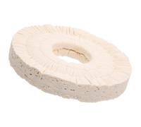 BESTYASH Paño de Pulido Beige para Rueda de Repuesto de 50mm, Resistente al Desgaste y Práctico para Máquina Automática de Encolado de Cantos