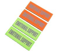 BESTYASH para Arnés y Chaleco Reflectantes para Perros de Nylon Resistentes al Desgaste 4 Parches Ideales para Jogging y Ocasiones Obsequios