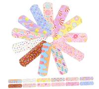 BESTYASH Parches Adhesivos de Dibujos Animados 120 Pcs Vendajes Transpirables para Heridas Impermeables y Aderentes para Niños y Adultos para Emergencias y Actividades Acuáticas