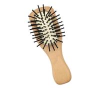 BESTYASH Peine de cojín de aire portátil bolsillo mini pequeño Compacto desenredador cepillo para el pelo tamaño viaje Cepillo para el cabello de viaje cepillo de pelo portátil madera
