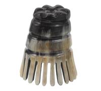 BESTYASH Peine De Cuerno Para Masaje De Cabelludo Cepillo Desenredante De Cuerno Natural Rascador Exfoliante Cabello Para Spa Casa