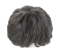 BESTYASH Peluca Corta Gris Con Flequillo Para Mujeres Peluca De Cabello Para Cosplay Fiestas y Resistente Al