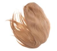BESTYASH Peluca de Encaje Frontal Larga Recta Dorada para Mujer Resistente al Acabado Mate Realista para Cosplay y Fiestas Preestablecido sin Pérdida de Cabello