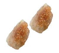 BESTYASH Piedras Energéticas Solares Naturales 2 Piezas 1-2 Cm Juego De Piedras De Cristal Rugosas Para Meditación y Chakras Uso Terapéutico y Relajación Bienestar