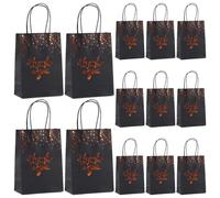 BESTYASH Piezas Bolsa de bolsas de favores de fiesta bolsas de para gracias bolsas de bolsas de envoltura para Papel Black