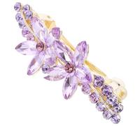 BESTYASH Pinza de Pelo de Metal Flores de Gemas de Imitación Bonita Pinza Pequeña Resorte para Mujer Accesorios Cabello Flores y Gemas