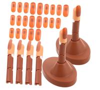 BESTYASH Práctica de Manicura con Prótesis de Mano Dedo Falso para Practicar Uñas Kit para Practicar Uñas Postizas Mano Falsa con Articulaciones Realistas Dedo para Salones de Belleza
