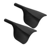BESTYASH Protector Para Laca De Cabello 2 Unidades Tamaño Mediano Color Negro Para Salón De Peluquería y Barbería Mango Para Protección Durante El Teñido