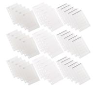 BESTYASH Recambios de Agenda A7 en Papel Blanco para Planificador Recargable Compatible Carpeta de 6 Anillas, Insertos para Organización Diaria, Semanal y Mensual