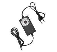 BESTYASH Regulador de Voltaje para Tatuajes Portátil 12v Resistencia Alta y Diseño Abs Negro para Profesionales y Aprendices del Tatuaje