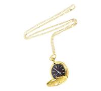 BESTYASH Reloj de Bolsillo Antiguo, Reloj de Bolsillo Vintage Romano, Dorado, Aleación y Vidrio, Patrón Tallado, No se Rompe Decolora, para Obsequio de Cumpleaños y Día del Padre