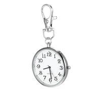 BESTYASH Reloj de Enfermera Pequeño de Bolsillo Llavero de Metal Moderno para Mujer Reloj de Enfermería Colgante para Uso Hospitales y Clínicas