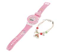 BESTYASH Reloj Luminoso para Niños Diseño de Unicornio, Silicona Resistente al Desgaste, Botón de Batería Incluido, Adecuado para Aprender a Leer la Hora