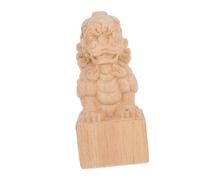 BESTYASH Remate de Madera para Barra de Cortina Diseño Puente Romano Elegante Tallado Sólido Duradero Accesorio Decorativo Multifuncional para Muebles y Postes Estilo Minimalista Khaki