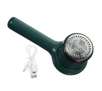 BESTYASH Removedor de Pelusa Eléctrico USB Carga Afeitadora Ergonómica para Muebles Quitapelusas Color Verde para Suéteres y Abrigos