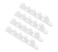 BESTYASH Repuestos para Muebles de Patio 4 Soportes de Ajuste para Tumbonas Cinco Posiciones Plástico Resistente Fácil de Transportar para Exteriores y Actividades Libre