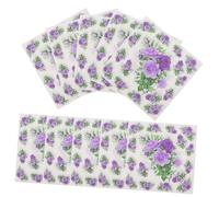 BESTYASH Servilletas de Papel Desechables y Amigables Piel Diseño Elegante de Flores, 100 Hojas, Construcción Resistente para Entretenimiento Diario y Fiestas