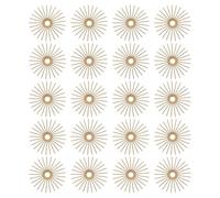 BESTYASH Set 20 Colgantes Girasol para Bisutería DIY, Tamaño Pequeño 30 MM, Ideales para Pulseras, Collares y Clips para Orejas