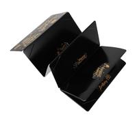 BESTYASH Sobres de Papel Negro para Tarjetas de Cumpleaños 6 Ranuras y Función Sorpresa para Dinero, Diseño Elegante Adecuado para Fiestas de Cumpleaños