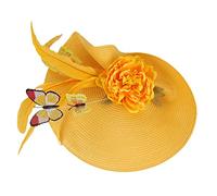 BESTYASH Sombrero de Fiesta Mujer Exagerada Accesorio de Banquete y Bodas Hecho