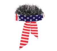 BESTYASH Sombrero De Malla Con Peluca De Hip Hop Tocado Con Peluca Para Hombre Sombrero De Cosplay