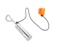 BESTYASH Sonajero para Tanque de Buceo con Clip Antideslizante, Bastón de Señalización Submarina Resistente Corrosión, Sonido Fuerte para Seguridad en Buceo y Snorkel, Tamaño S, Equipo