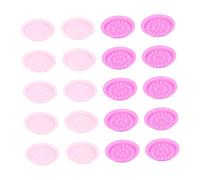 BESTYASH Soporte Auxiliar Adecuado para Principiantes Bandeja para Pestañas Postizas Púrpura de Pvc 100 Piezas para Conectar y Sostener Extensiones de Pestañas