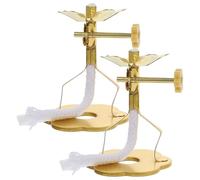 BESTYASH Soporte de Mecha Ajustable para Lámpara de Aceite, 2 Piezas de Algodón Diseño Resistente para Templos y Ceremonias Budistas