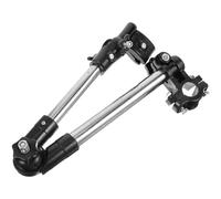 BESTYASH Soporte para Paraguas de Bicicleta de Acero Inoxidable Plegable y Fácil de Desmontar para Uso en Ciclismo y Silla de Ruedas Color Negro