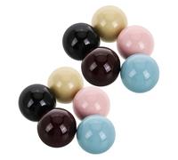 BESTYASH Tapas de Botellas de Perfume Esféricas 10 Piezas 17,2 Mm Colores Surtidos Rosa Negro Beige Marrón Azul para Frascos de Spray Portátil en Viajes y Colección