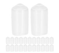 BESTYASH Tapones de Goma Redondos para Extremos de Ganchos, 50piezas, Material de Goma, Protección Eficaz para Estantes y Garajes, Aplicación Sencilla y Duradera