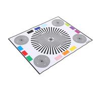 BESTYASH Tarjeta de Calibración de Lentes CCTV 40x30 Cm para Enfoque y Alineación Profesional, Tabla de Prueba de Color para Cámaras de Seguridad y Fotografía, Accesorio Técnico