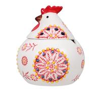 BESTYASH Tarro de Especias con Tapa Frasco de Cocina con Forma de de Porcelana Floral Recipiente Decorativo para Organización de Snacks y Galletas para Cocina y Fiestas de Pascua