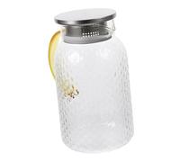 BESTYASH Tetera de Vidrio Grande para Agua Fría Resistente al Calor y Duradera para Leche y Bebidas Frías Diseño Elegante y Práctico para Hogar