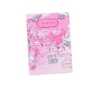 BESTYASH Titular De Pasaporte De Viaje Funda De PU para Pasaporte Organizador Portátil y Diseño De Mapa del Mundo para Viajes Internacionales y Almacenamiento De Documentos