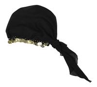 BESTYASH Tocado De Danza Del Vientre Con Colgante De Monedas Pañuelo Decorativo Cabeza Accesorio Elegante Para Danzas Folclóricas y Festivales De Baile