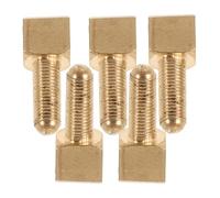 BESTYASH Tornillos de Ajuste para Violonchelo y Violín, Accesorios de Metal en Paquete de 5, Optimización de Transmisión de Fuerza para Cuerdas, Uso en Interpretación Profesional