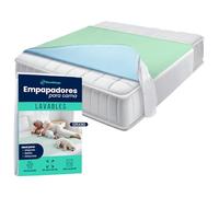 BESTZINGS Empapadores Cama Adultos Empapador Bebe Protector Colchon Pipi Stop Cambiador Desechable Impermeable Lavable Resguardos Bebe Empapadores Perros Protector Cama Empapador 135x90 Pack 1