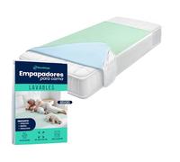 BESTZINGS Empapadores Cama Adultos Empapadores Bebe Lavable Protector Colchon Impermeable Pipi Stop Cambiador Desechable Empapador con Alas Protector Cama Empapador 85 x 90 Pack 1