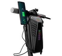 Besudo - Bolsa de Manillar para Scooter eléctrico, Impermeable, Bolsa de Almacenamiento Le Cadenas, Cargador para Patinete eléctrico Xiaomi MI Mijia M365, Segway Ninebot, 2 L