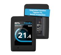 Besudo Carcasa de silicona compatible con Bosch Kiox 500 Display - Marco protector adecuado para Bosch Kiox 500 pantalla para protección contra caídas y negro