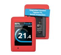 Besudo Carcasa de silicona compatible con pantalla Bosch Kiox 500 - Marco protector adecuado para Bosch Kiox 500 pantalla para protección contra caídas rojo