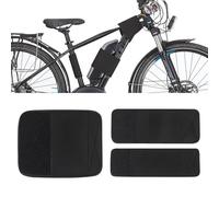 Besudo Protector de cuadro de bicicleta de neopreno, juego de 3 unidades, XXL, protector de cuadro para portabicicletas de transporte, protección de transporte de carbono para portabicicletas Thule,