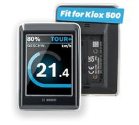 Besudo protector de pantalla compatible con Bosch Kiox 500 Display (BHU3700) Funda protectora de pantalla Kiox 500 contra arañazos y golpes Accesorios Ebike L046-K
