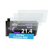 Besudo Protector de pantalla de cristal templado para Bosch Purion 400, 3 unidades, protección contra agua y arañazos, dureza 9H, HD transparente