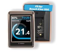 Besudo Protector de pantalla para Bosch Kiox 500 Display [ROSA] - Protector de pantalla para Kiox 500 (BHU3700) de arañazos, golpes - Accesorios para bicicleta eléctrica