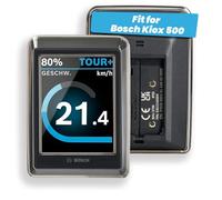 Besudo Protector de pantalla para Bosch Kiox 500 (negro) - Protector de pantalla para Kiox 500 (BHU3700) de arañazos, golpes - Accesorios para bicicleta eléctrica