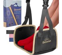 Beswalt - Hamaca portátil para pies de avión para viajes en avión con espuma viscoelástica y tablero duro para evitar que los pies o las piernas se enganchen. Esenciales de viaje aéreo de vuelo largo